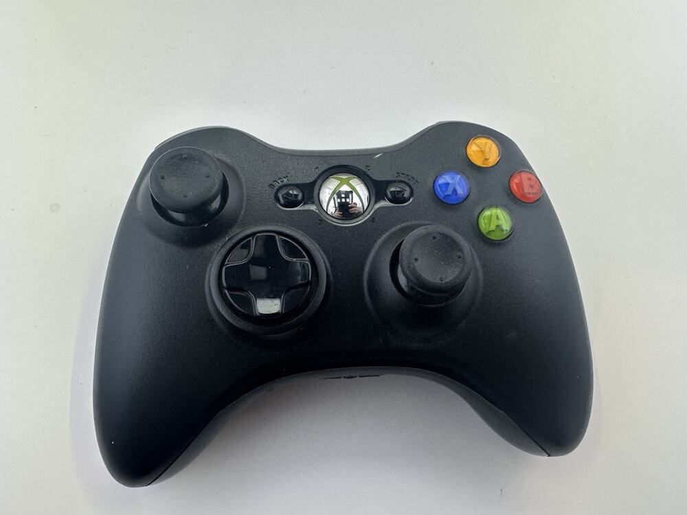 Genuine OEM Black Microsoft Xbox 360 Wireless Controller Tested Fast Shipping